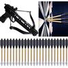 YAMAXUN Mini Balestra Frecce 6,3 Pollici Frecce Per Balestra in Alluminio Frecce Per 50-80 Libbre Pistola Balestra Bersaglio Precisione Pratica Tiro Piccolo Tiro Con L'arco Caccia - Non Contiene Balestra