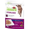 Natural trainer gatto adult sterilised bocconcini con anatra 85 gr