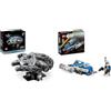 LEGO Star Wars Millenium Falcon 25° anniversario Set 75375 + Captain Rex Y-Wing Microfighter 75391, Regali per uomini, donne e fan, ragazzi e ragazze, Idea regalo fantasy per bambini