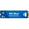 Western Digital WD Blue SA510, 2 TB, M.2 SATA SSD, fino a 560 MB/s, Include Acronis True Image per Western Digital, clonazione e migrazione del disco, backup completo e ripristino rapido, protezione da ransomware