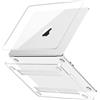 GPXIIZ Cover Compatibile con MacBook Air 13 Pollici M1 Custodia 2020 2019 2018 A2337 A2179 A1932, Case Cover Rigida Protettiva in Plastica Ultra Sottile 13.3, Cristallino