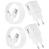 Mijun (2-Pack) Caricabatterie USB con Cavo di Tipo C per Samsung Galaxy A15 A14 A13 A04s A05s A71 A55 A54 A53 A42 A34 A33 A25 A23 M53 M34 M13 S8 S9 S10 S20 Plus, Cavo di Ricarica Rapida Alimentatore USB