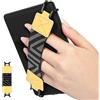 MoKo Cinturino di Sicurezza per 6-8 Kindle eReaders Fire Tablet - Kobo/Voyaga/Lenovo/Sony Kindle E-Book Tablet, Cinturino da Mano Versatile ad Alta Elasticità Supporto Antiscivolo, Giallo