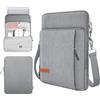 TiMOVO Custodia per Laptop per MacBook Neo 13 pollici 2026 Modello A3404 con Chip A18 Pro, Borsa da Trasporto con Tracolla, Grigio Chiaro