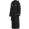 JUVENTUS MIGLIARDI F.C. Juventus Accappatoio in Morbida microspugna - Prodotto Ufficiale - Ragazzo Adulto - Varie Taglie Disponibili (Taglia L)