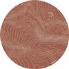VINILIKO Tappeto in vinile stampato multicolore [Diam] 150 cm