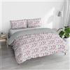 Italian Bed Linen WATERCOLOR Parure copripiumino con stampa digitale, Matrimoniale, WT 14