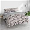 Italian Bed Linen WATERCOLOR Parure copripiumino con stampa digitale, Matrimoniale, WT 12