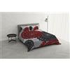 Italian Bed Linen KI-OSA Parure copripiumino con stampa digitale, 100% Morbido cotone, Made in italy, Matrimoniale, KIO-623