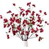 Raxcelivia Bougainvillea artificiale, rami di bouganvillea in seta con ramoscelli secchi, realistici al tatto, steli di vegetazione finta per la casa, decorazione per interni ed esterni, composizioni floreali