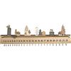 Rayher Calendario D'Avvento Legno, 40X3,5X12Cm, +Ganci Per Appendere,Box 1P, 46556000