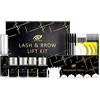 JasCherry Set Laminazione Ciglia e Sopracciglia, Kit Sollevamento Sopracciglia e Sopracciglia Professionale, Permanente per Sopracciglia fai-da-te per Sopracciglia e Cigli, Lunga Durata 8 Settimane