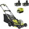 Ryobi RY18LMX40C-240 - Tagliaerba a batteria - 2x18V/4Ah - Taglio 40 cm