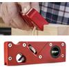 Boaby Multifunzione Lavorazione Del Legno Piano, Smussare Pialla 45 Gradi 1/8 3/16 1/4 Raggio Contorni Bordo Rifilatura Pialla Smussare Pialla Manuale Con 2 Livelle A Bolla, per Falegnami (Rosso)