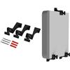 Mars Outpost | Universal Wall & Under Desk Mounting Brackets | DVR NVR CCTV | Compatibile con Hikvision, Hilook, Dahua Swann Modem Router Switch DVD Freeview Amplifier Receiver Mini PC (30-50 mm)