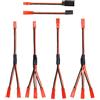 elechawk 6PCS JST Plug Splitter JST maschio femmina Y cavo JST Y adattatore parallelo cablaggio JST a JR adattatore per Traxxas TRX-4 RC auto cingolata camion ventola di raffreddamento motore batteria ESC
