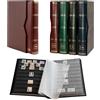 Prophila Collection Prophila Leuchtturm classificatori 60 Pagine Nere con Cofanetto Rosso