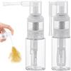 cobee 2 Spruzzatori di polvere glitter da 35 ml commestibili glitter bottiglia spray vuota multiuso in plastica trasparente per torte fai da te scrapbooking creazione di biglietti