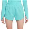 Nike Pantaloncini per ragazze Nike Kids Dri-Fit One High-Waisted Woven Training Shorts - Turchese