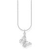 THOMAS SABO Collana con ciondolo a forma di farfalla, in argento Sterling 925, KE2223-001-21, misura unica, Argento sterling, Nessuna pietra preziosa