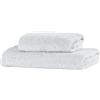 Giovanni Dolcinotti MADE IN ITALY Set di 2 Asciugamani Bagno Viso e Ospite, in Spugna di Cotone 450 gr/mq, 110 x 60 cm + 60 x 40 cm, Morbido al Tatto, Made in Italy, Tinta Unita Bianco