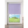 Khome Tenda a rullo con struttura moderna in tessuto lavanda 85 cm x 150 cm (larghezza x lunghezza)