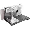 Jata JECF1820 - Tagliafitte elettrico con lama in acciaio inox estraibile. Diametro: 17 cm. Regolatore di spessore da 0 a 15 mm. Sistema di sicurezza. 120 W. Base pieghevole. Taglio preciso