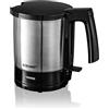 Cloer 4700 Bollitore Elettrico da 1,5 litri, 2000 W, indicatore del livello dell'acqua interno, protezione contro il surriscaldamento e il funzionamento a secco, nero