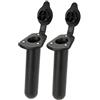 RUNGAO Pesca Mount Porta Canna, Portacanna Morsetto per Barca Peschereccio Guarnizione Kayak Canoe 2 PCS