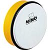 Nino Percussion NINO45Y Tamburello con Battente, ABS, 8 Pollici, Giallo