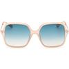 GUESS GU7845, Occhiali Donna, Shiny Beige, 57