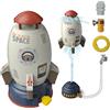 HIQE-FL Giocattoli Splash Play, Rocket Launch Sprinkler Toy, per Bambini,Outdoor spruzzatore (A)