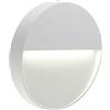 Sovil Faretto Segnapassi a Semi Incasso da Esterno a LED Piccolo Sovil Geo Round Bianco