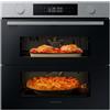 Samsung - NV7B45403BS Forno ad incasso Dual Cook Flex™ Serie 4 76 l a+ Inox. Dimensione del forno: Largo, Tipo di forno: Forno elettrico, Capacità