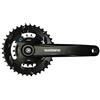 Shimano Altus Fc-M315 - Guarnitura 36/22, 7/8 velocità, 170 mm, senza paracatena