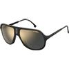 Carrera Safari65/n Sunglasses, Matte Black/Grey Gold, 62 Unisex