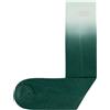 Autry CALZINO IN SPUGNA DI COTONE DEGRADE RICAMO BIANCO E VERDE