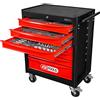 KS Tools 897.7215 ECOline NERO/ROSSO Carrello portautensili con 7 cassetti e 215 utensili premium