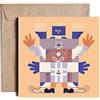 PIESKOT Biglietto d'auguri Very Happy Birthday di PIESKOT, design polacco