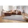 Mint Rugs Tappeto a pelo corto, moderno, soffice, in tinta unita, per soggiorno, cucina, corridoio o camera da letto, grigio chiaro, 160 x 230 cm
