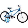 Forza Azzurri MTB 20", Mountain Bike Bambino, Azzurro/Bianco