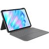 Logitech Combo Touch per iPad Air da 11 pollici (M2), iPad Air (4ª e 5ª generazione - 2020, 2022)(2024) Custodia con tastiera - Tastiera retroilluminata staccabile con supporto, ITA QWERTY - Grigio