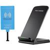Razanmo Supporto wireless caricabatterie e ricevitore esterno di tipo C 7,5 W per Samsung Galaxy A13 A23 A33 A53 A73 5G