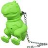PhoneNatic Simpatico infusore per tè a forma di animale in silicone (senza BPA) per infusori di tè sfusi, colore: verde tea-rex