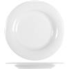 Pengo 4393829 Piatto Ala Piano Gourmet, Porcellana, Bianco, 29 cm, Porcelain