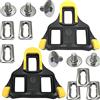 SHIMANO Piastre per scarpe Cleat SH + adesivo Fantic26 (SH-11 not Fixed (3°) giallo)