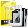 JETech Frontale Pellicola Protettiva per Galaxy Z Flip 7 FE 2025 / Z Flip 6 2024, Vetro Temperato Film con Strumento di Installazione Facile, Compatibile con Cover, HD Chiaro, Pacco da 3