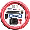 ETON PCC 10 - Set di cavi di collegamento di alimentazione di alta qualità, 10 mm², set per l'installazione di amplificatori auto e subwoofer attivi, kit cavi powerk con fusibili per amplificatori