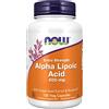 Now Foods, Alpha-Lipoic Acid, 600mg Deposito di 2 Giorni, 120 Capsule Vegane, Testato in Laboratorio, Senza Glutine, Vegetariano, Senza Soia, Non OGM