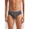 Intimissimi Slip Washed Collection In Cotone Superior Elasticizzato Grigio